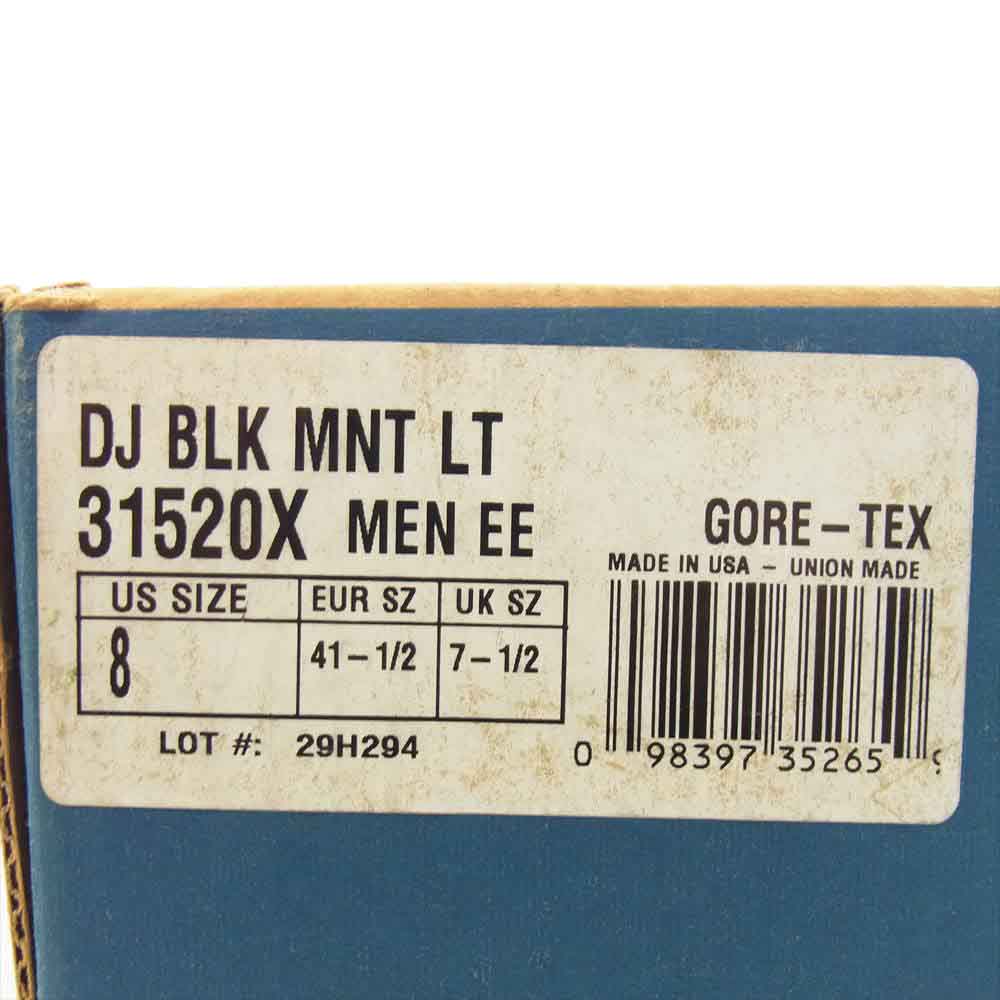 Danner ダナー ブーツ 31520X USA製 白タグ DJ BLK MNT LT Mountain
