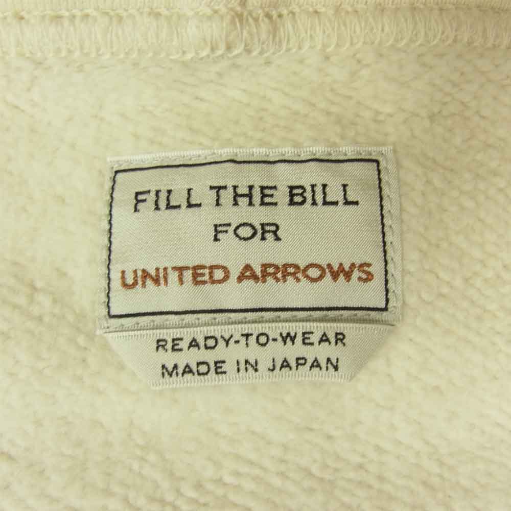 フィルザビル FILL THE BILL パーカー FOR UNITED ARROWS ユナイテッド