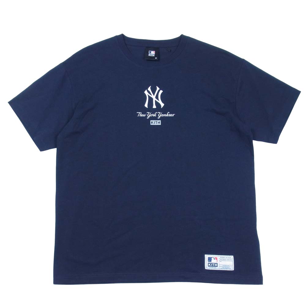 キス KITH Ｔシャツ NEW YORK YANKEES ヤンキース Tシャツ ダークネイビー系