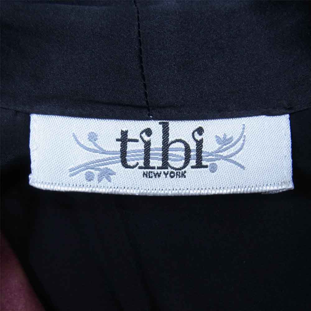 ティビ tibi カットソー シルク100％ タイカラー プルオーバー