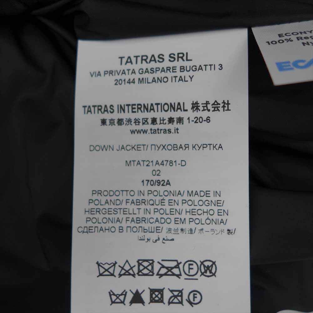 TATRAS タトラス ダウンジャケット 21AW 国内正規品 MTAT21A4781-D