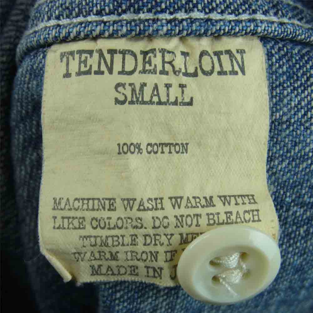 TENDERLOIN テンダーロイン 長袖シャツ T-DENIM STAND SHT ウォッシュ