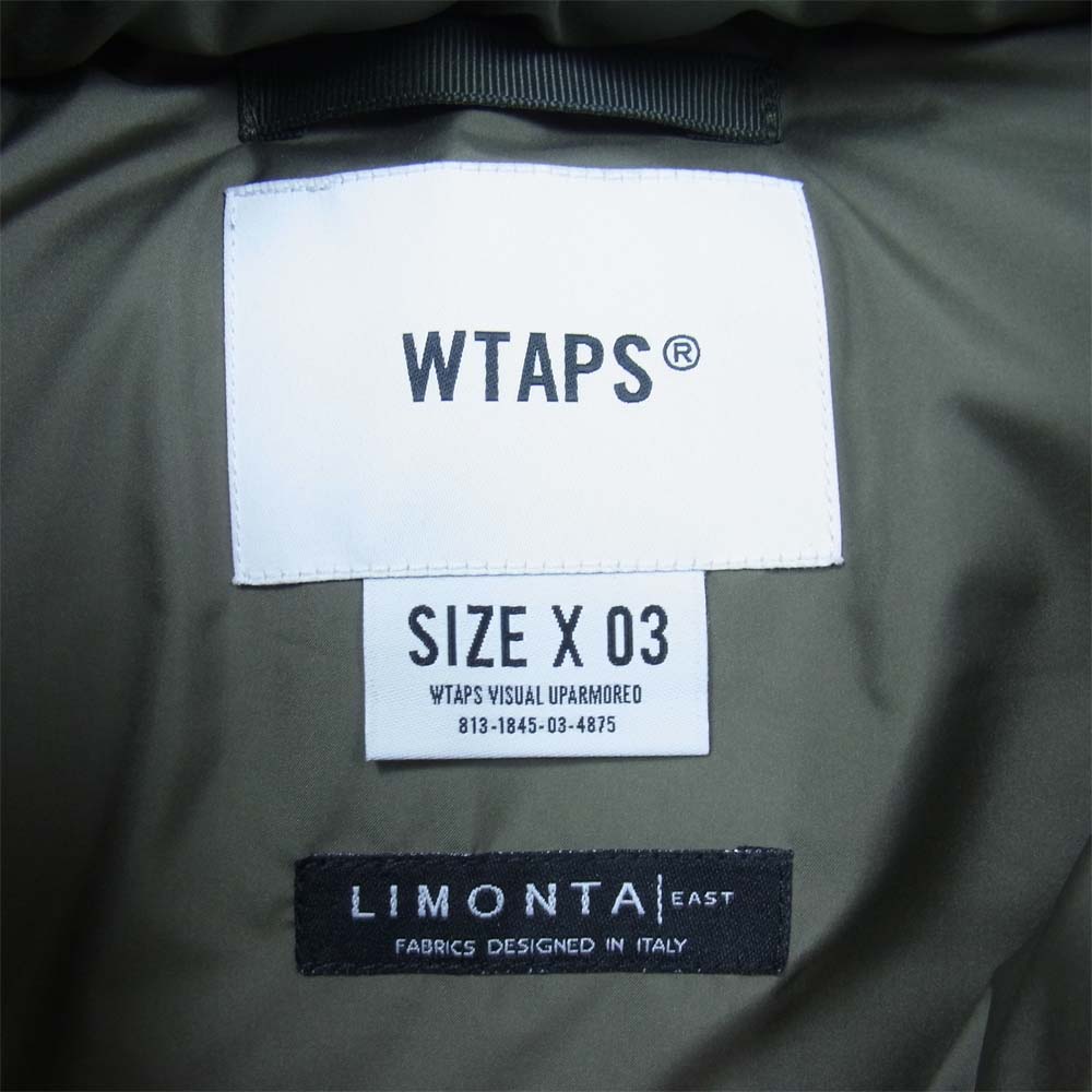 WTAPS 21aw BIVOUAC VEST LIMONTA オリーブ S-