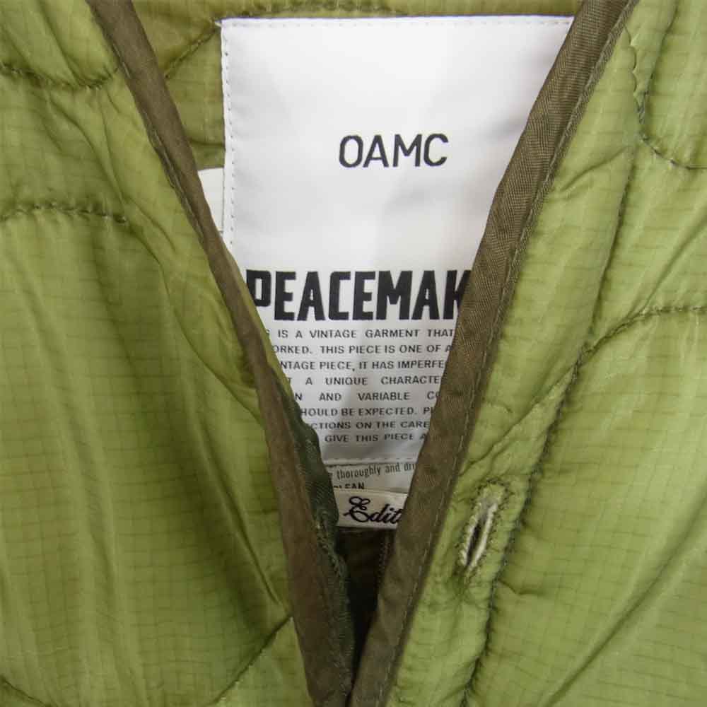 オーエーエムシー OAMC ジャケット 21AW Edition PEACEMAKER ピース