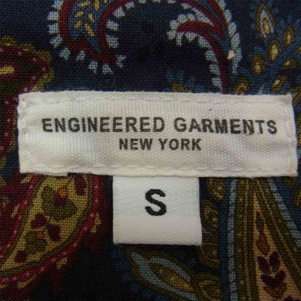 Engineered Garments エンジニアードガーメンツ ジャケット PAISLEY BAKER JACKET ベイカージャケット ペイズリー  ネイビー系 S