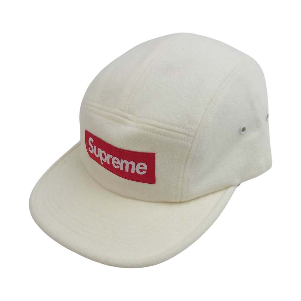 帽子supreme wool camp cap 完売商品 未使用 19aw ホワイト - キャップ