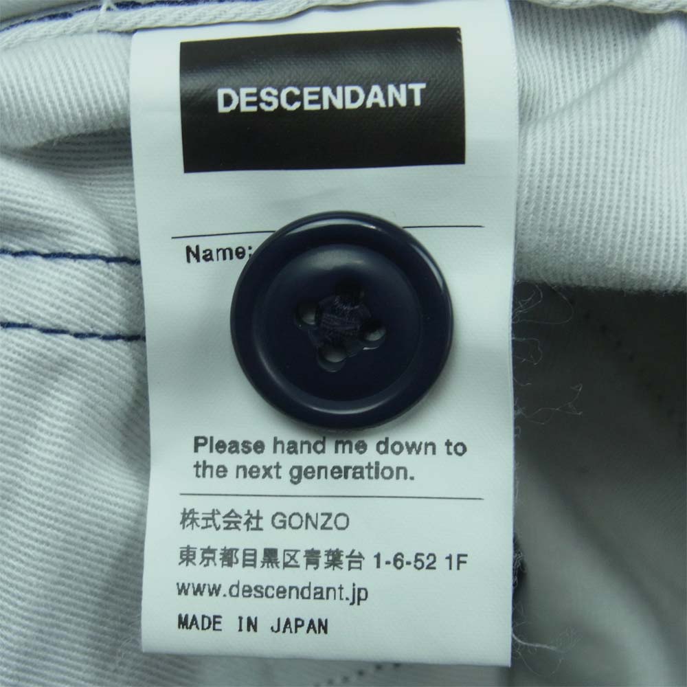 DESCENDANT ディセンダント パンツ D-65M TC TROUSERS カーゴ パンツ