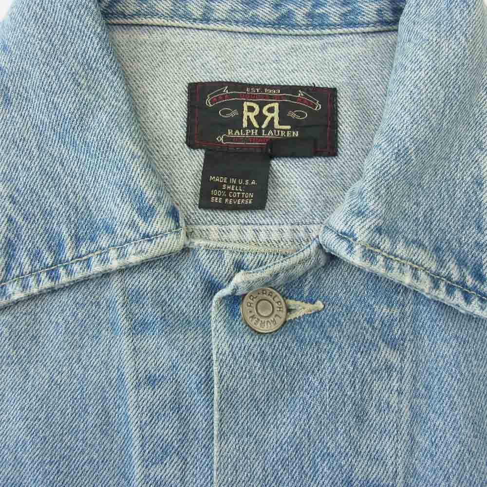 RRL ダブルアールエル 90s USA製 三ツ星 デニムジャケット-