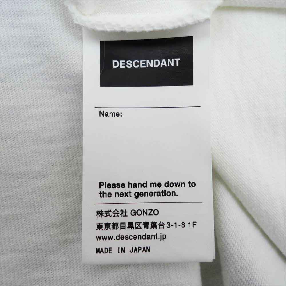 DESCENDANT ディセンダント Ｔシャツ 19SS 191ATDS-CSM15 CETUS JERSEY