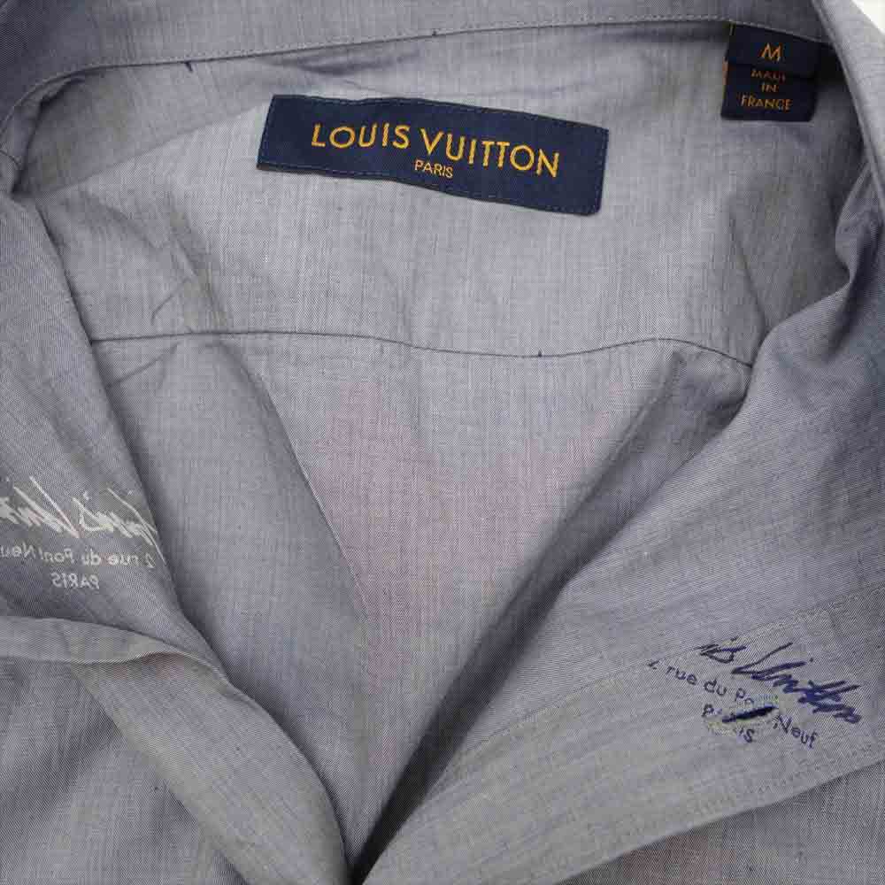 LOUIS VUITTON ルイ・ヴィトン 長袖シャツ 1A7Y1Z 国内正規品 ロゴ 