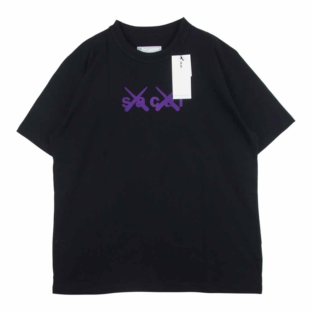 sacai x KAWS Flock Print T-Shirt サカイ カウズTシャツ/カットソー(半袖/袖なし)