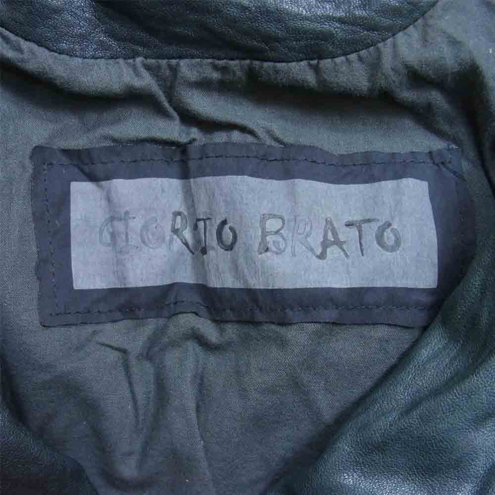 GIORGIO BRATO ジョルジオブラット レザージャケット 羊革 ラム レザー