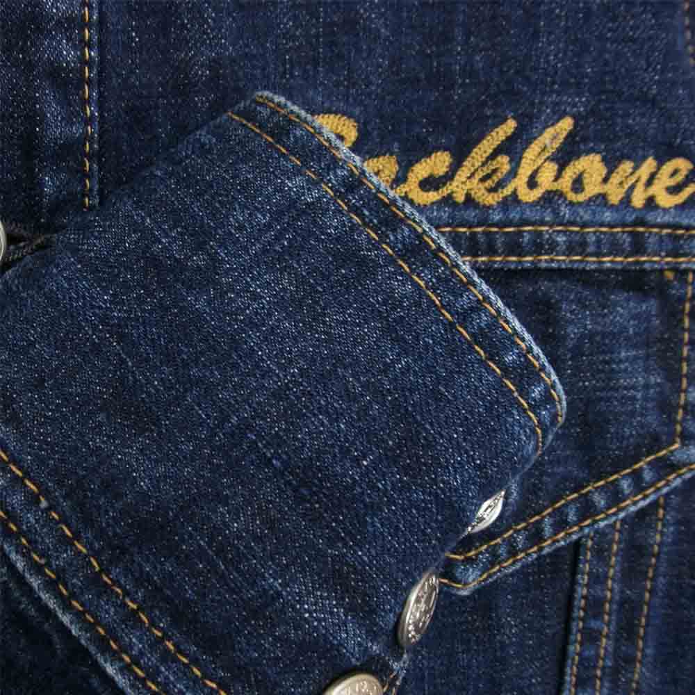 BACKBONE バックボーン デニムジャケット BB09SS-DB01-A ロゴ刺繍