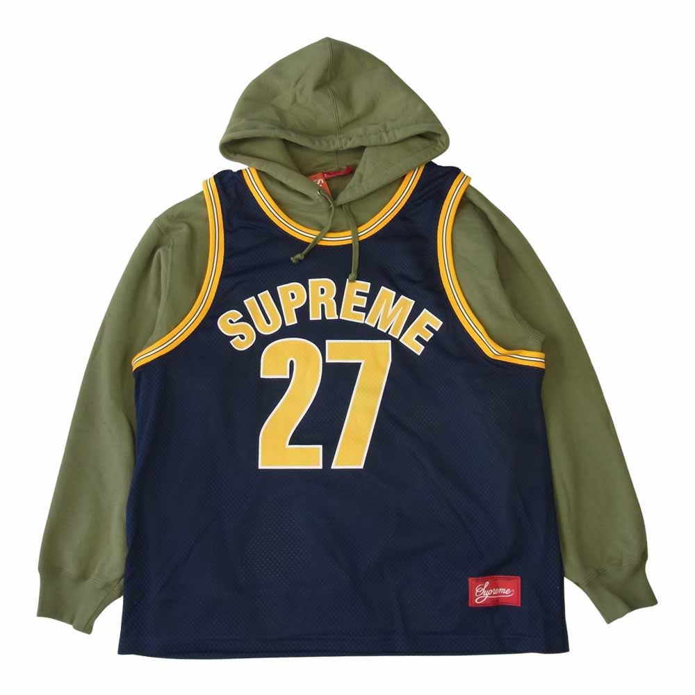 Supreme シュプリーム パーカー 21SS Basketball Jersey Hooded