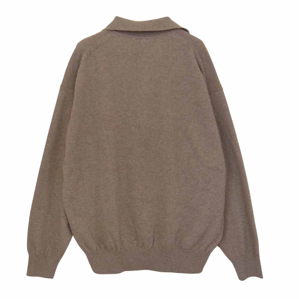 AURALEE オーラリー ニット 21AW A21AP03BC BABY CASHMERE KNIT POLO