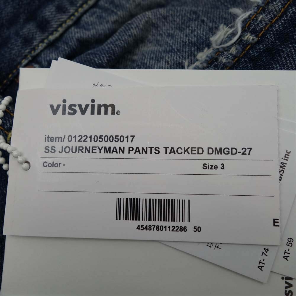 VISVIM - VISVIM ビズビム 0120305005002 SS JOURNNEYMAN PANTS TACKED ...