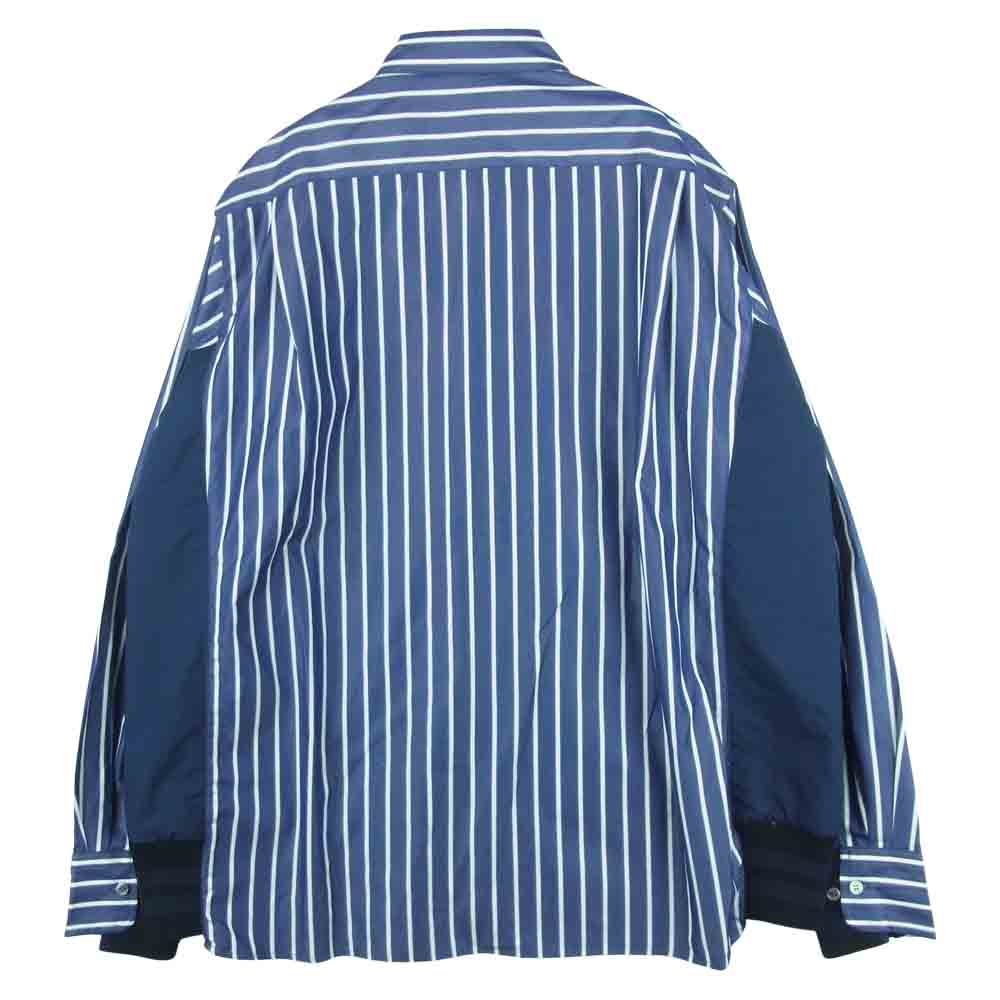 美品】Sacai 21AW Cotton Poplin Shirt / L-