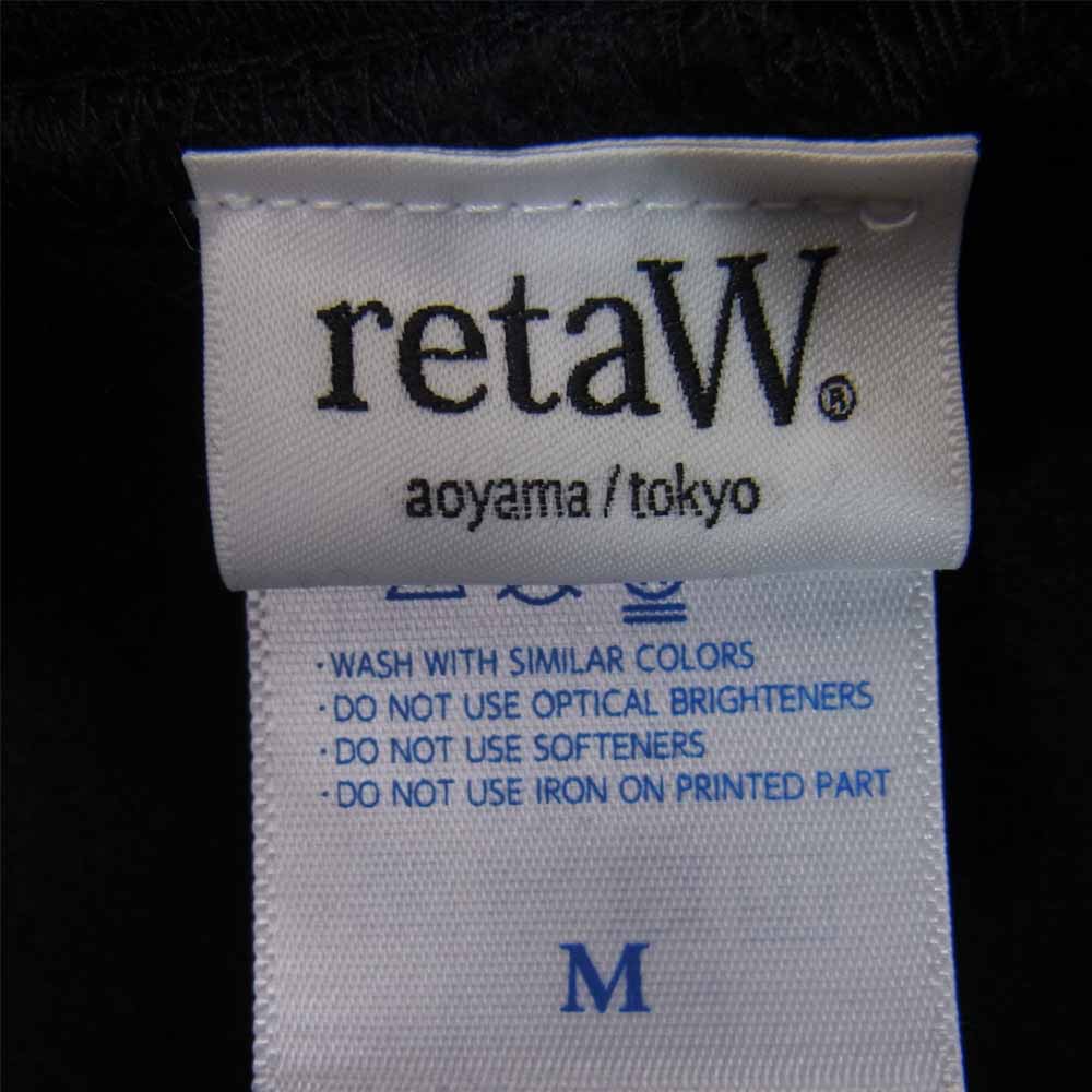 リトゥ retaW パーカー × FRAGMENT FRAGRANCE HOODIE フラグメント フレグランス フーディ ブラック系 M