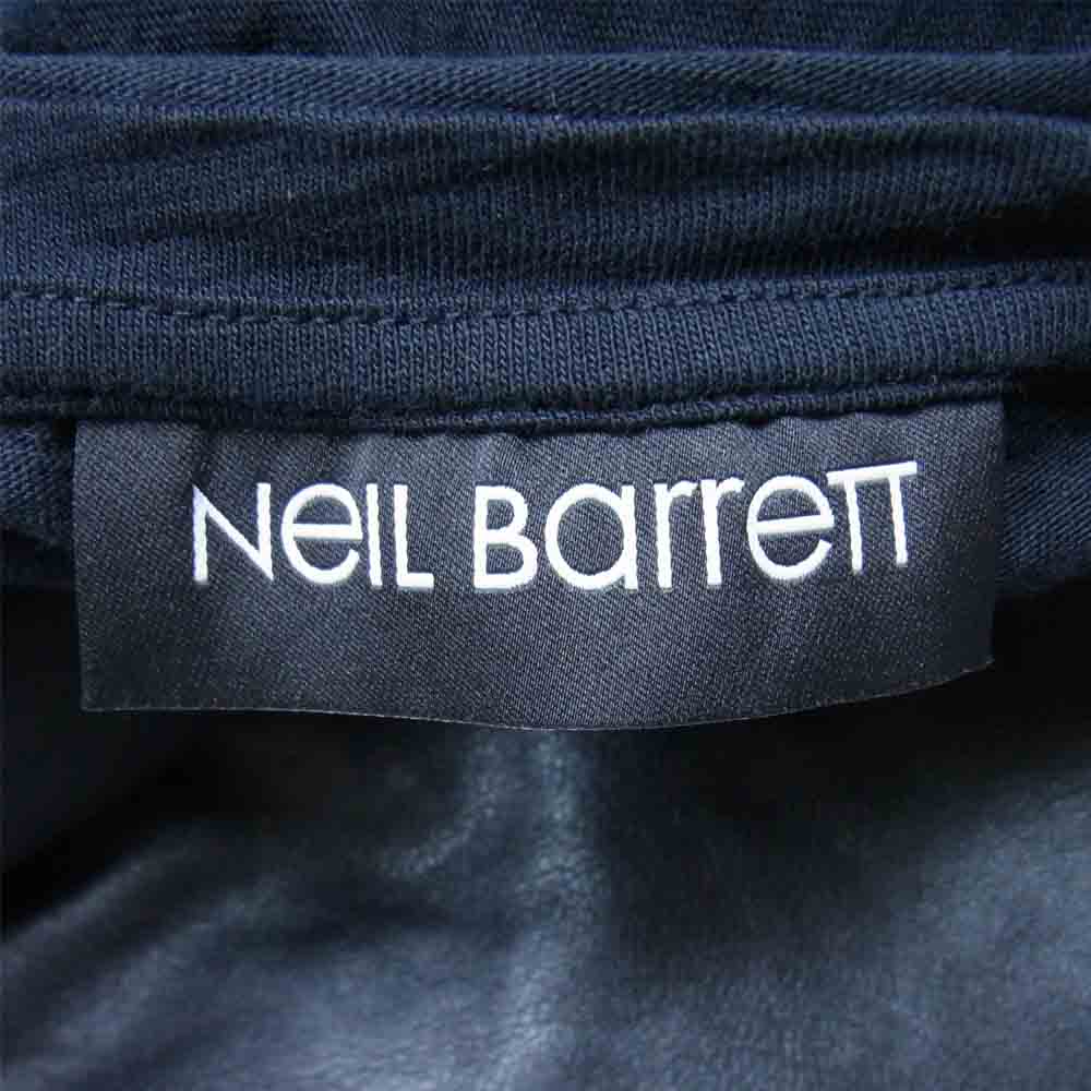 NEIL BARRETT ニールバレット Ｔシャツ フェイクレザー 切替 半袖T 