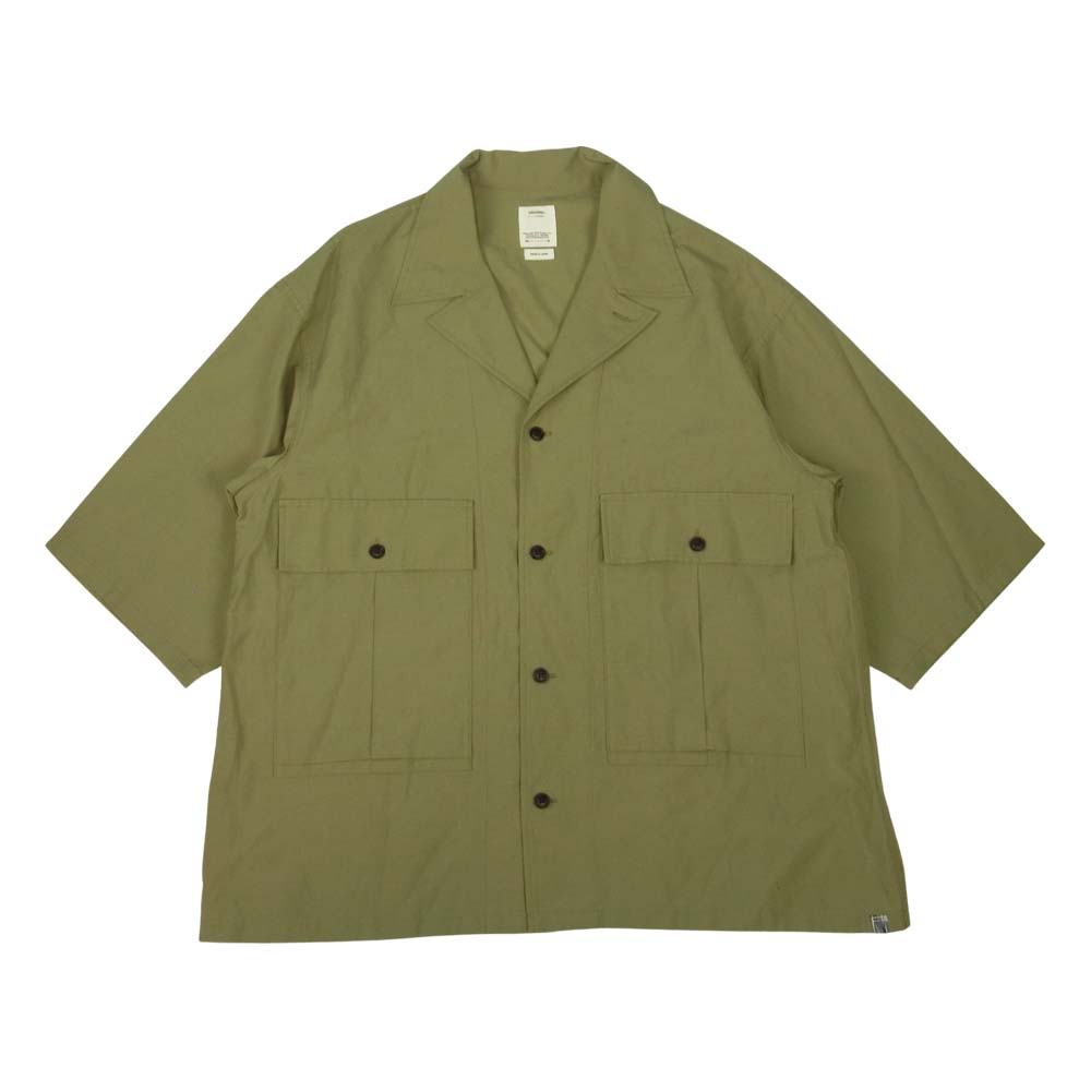 VISVIM ビズビム 半袖シャツ 21AW 0121205011014 CORNET SHIRT S/S