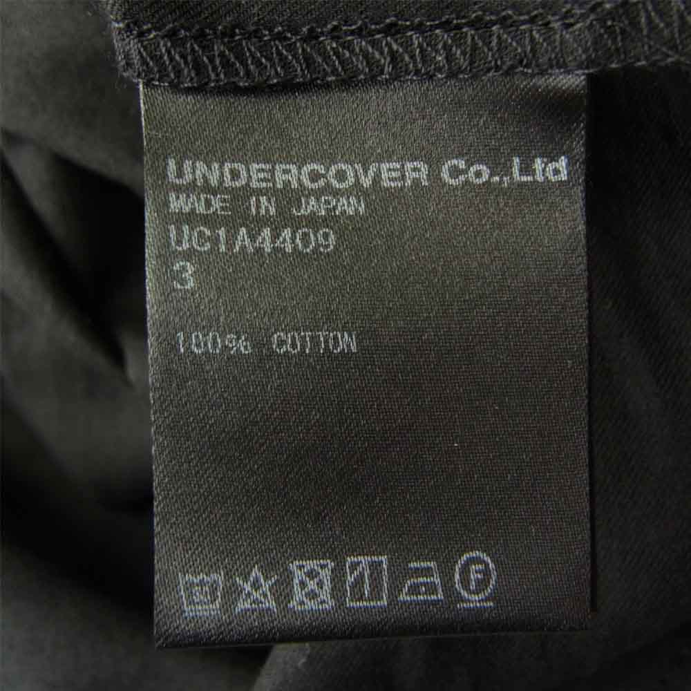 UNDERCOVER アンダーカバー 長袖シャツ 21SS UC1A4409 Half zip shirt