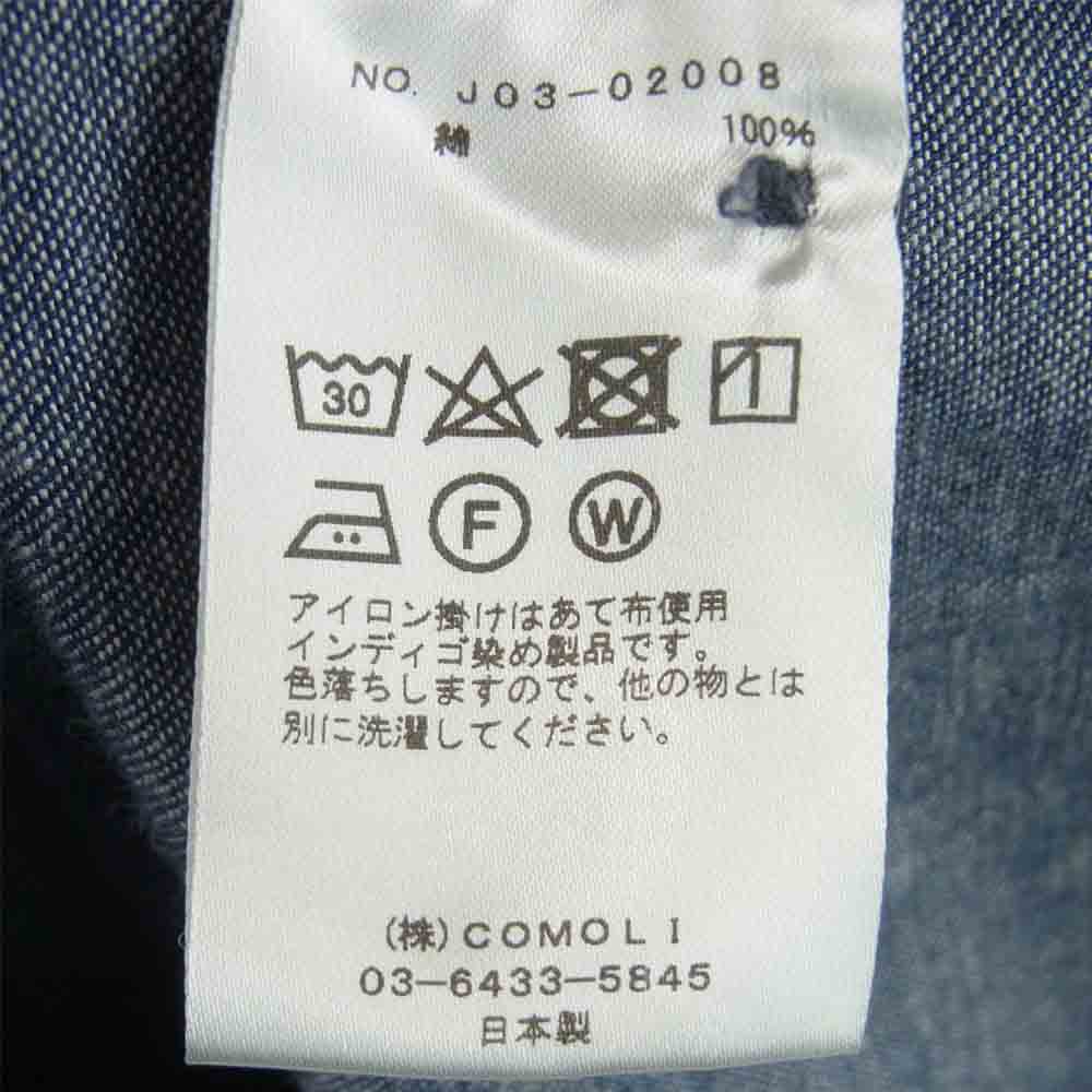 COMOLIオープンカラーシャツ WISM別注uru