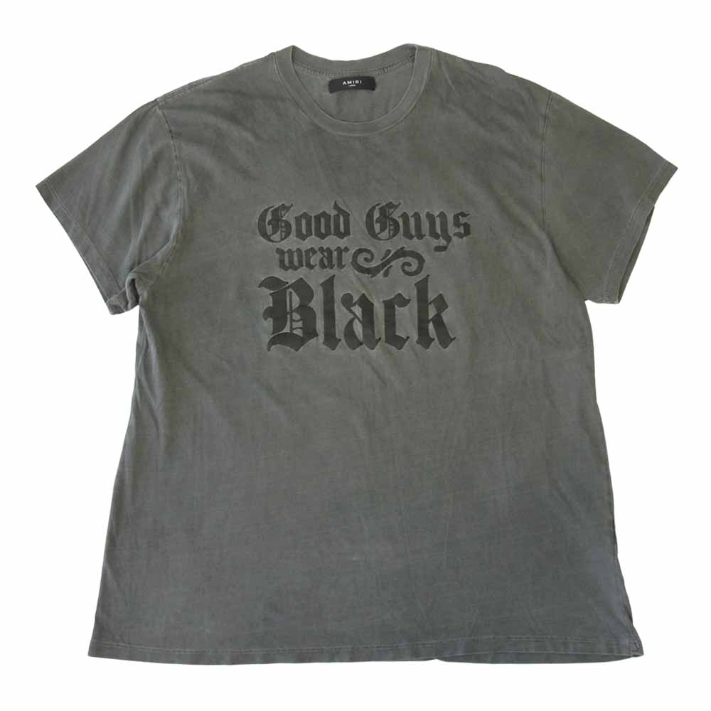 アミリ AMIRI カットソー Good Guys wear Black Tee グッド ガイズ