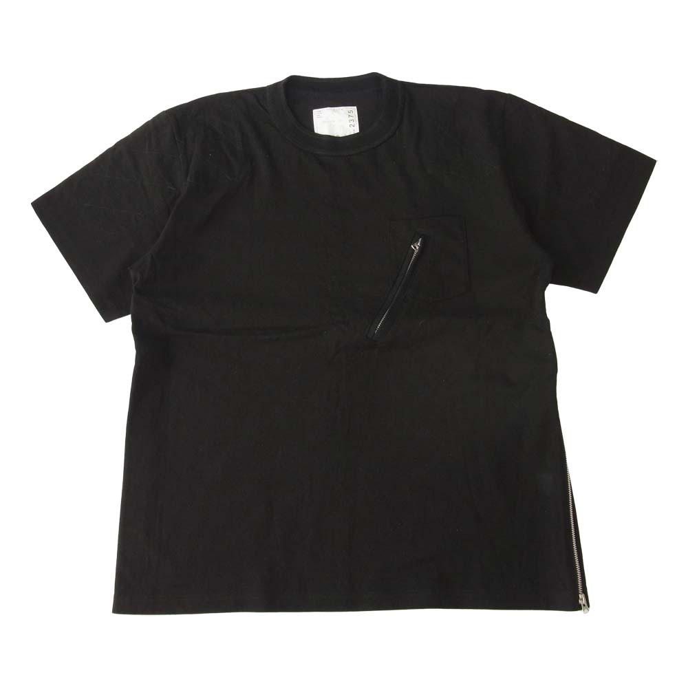 Sacai サカイ Ｔシャツ 20-02375M サイドジップ ポケット付き 半袖T