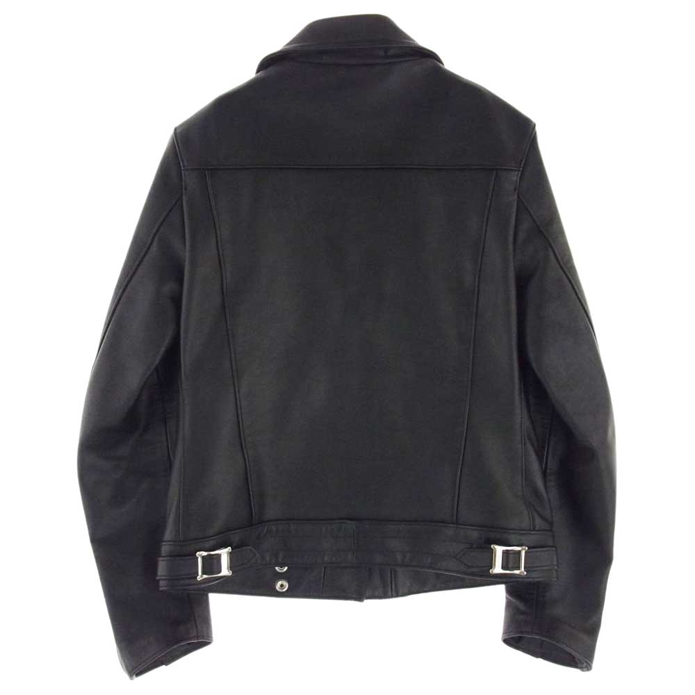 激安特価 牛革 42 666 コート Leather BLK Wear ダブルライダース