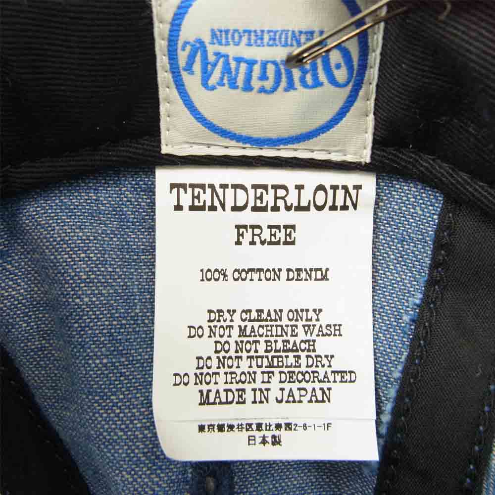 TENDERLOIN テンダーロイン 帽子 T-BASEBALL CAP DENIM WASH ベース