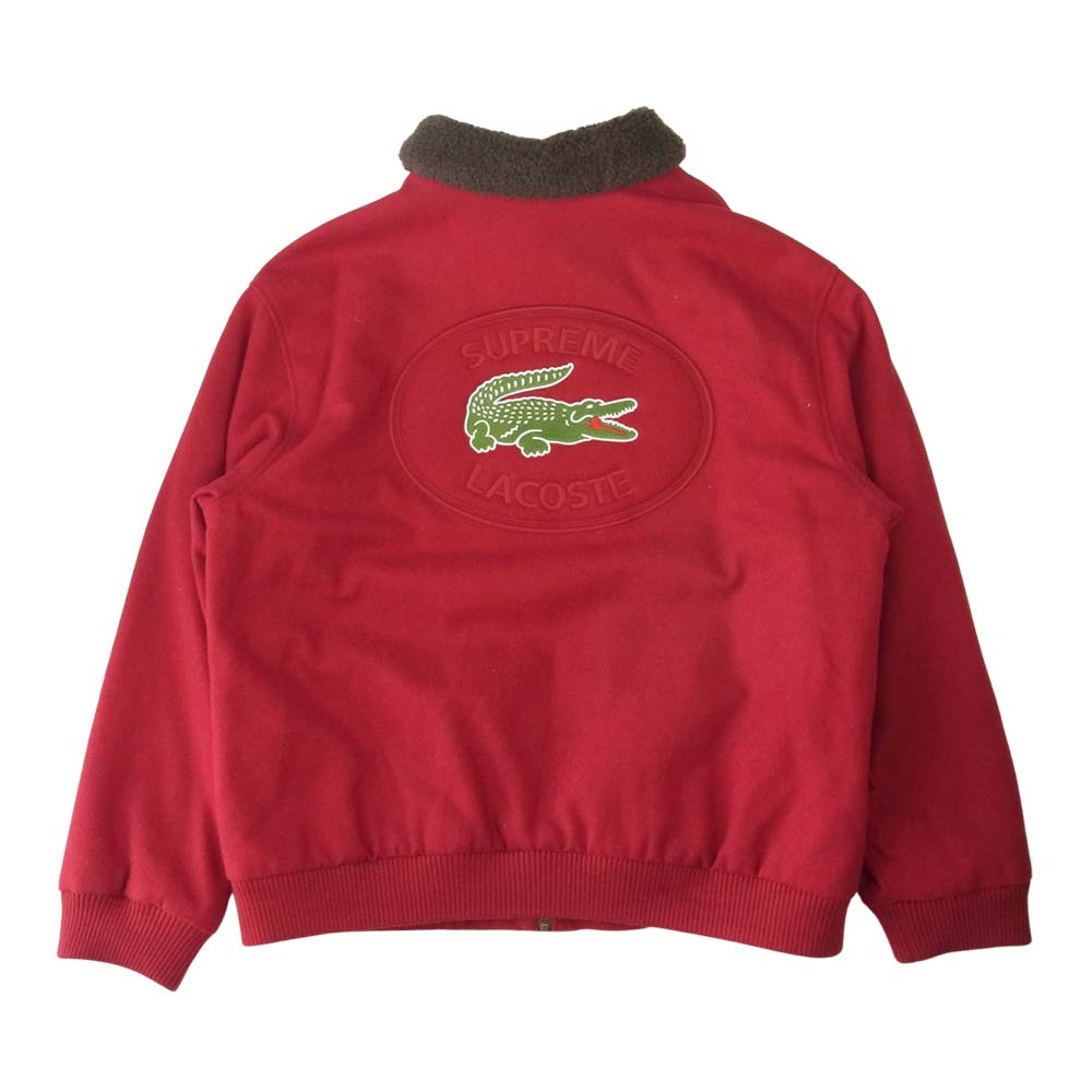 Supreme シュプリーム ジャケット × LACOSTE Wool Bomber Jacket 19AW