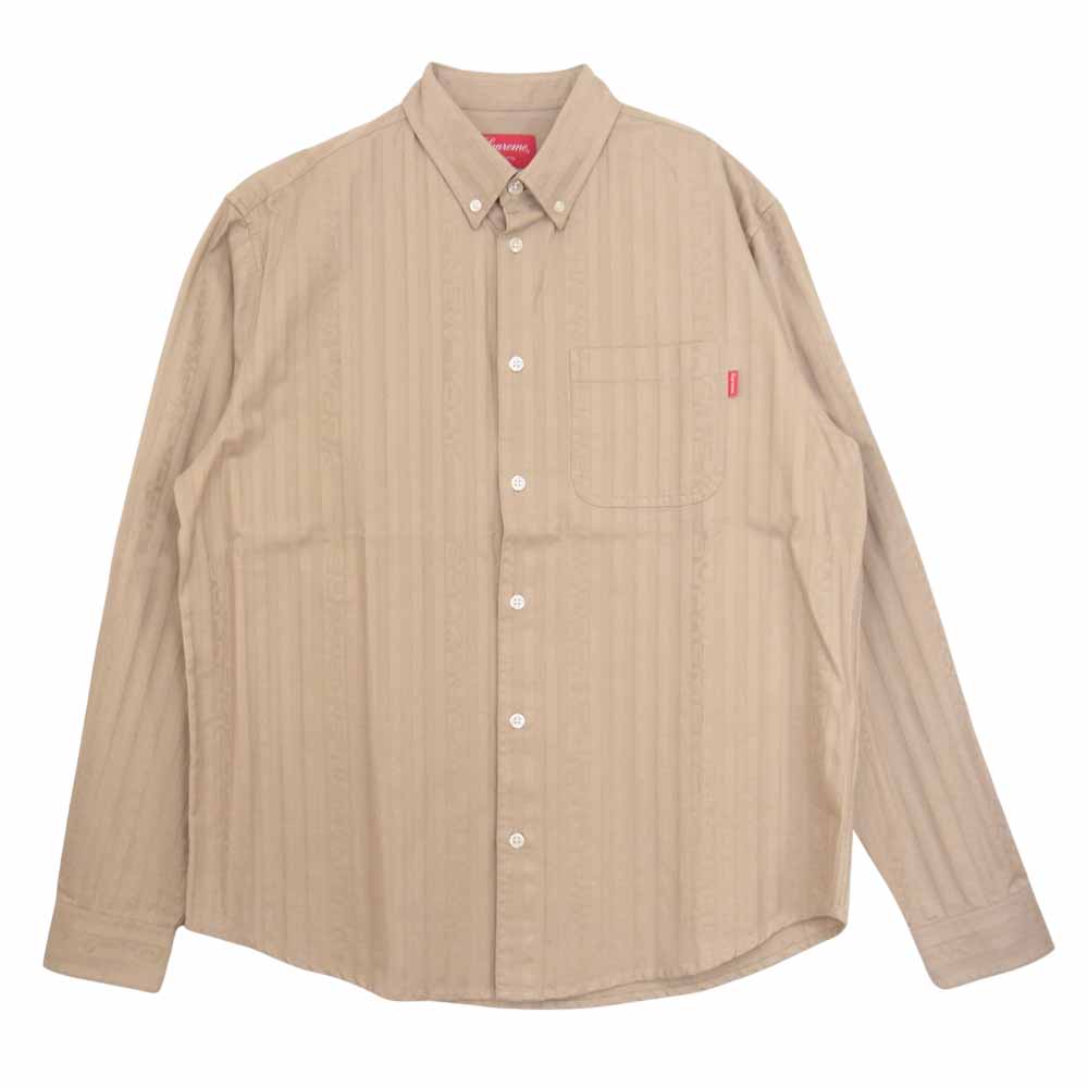 Supreme シュプリーム 長袖シャツ 20AW Jacquard Stripe Twill Shirt