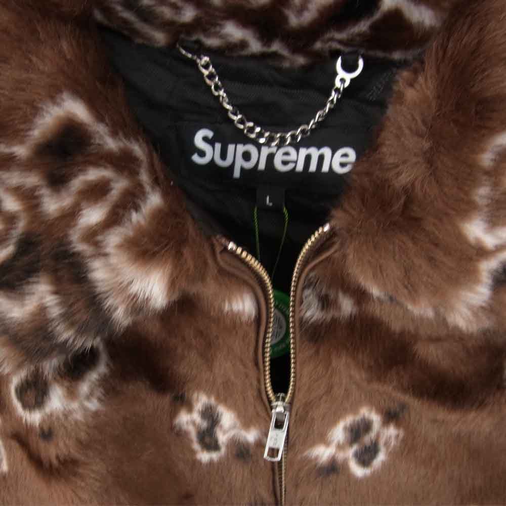 Supreme シュプリーム ジャケット 21SS Bandana Faux Fur Bomber