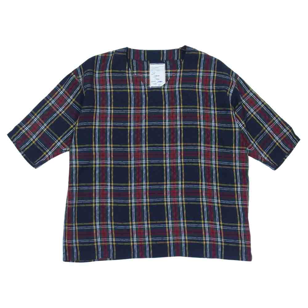 SHAREEF シャリーフ 半袖シャツ 14313031 TARTAN CHECK JQ PULLOVER