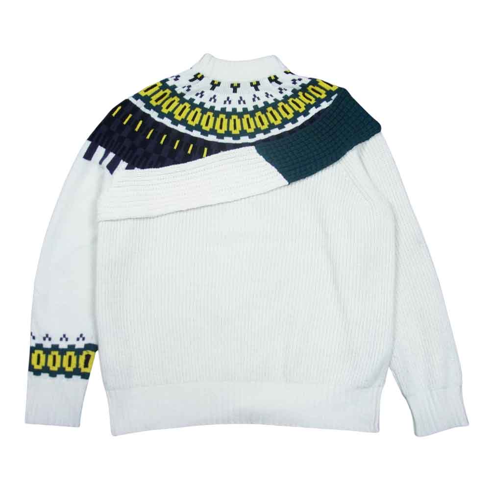 Sacai サカイ ニット 21AW 21-02610M Wool Knit Pullover ウール