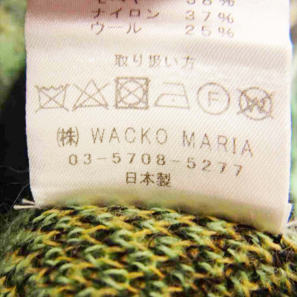 WACKO MARIA ワコマリア カーディガン 21AW LEOPARD MOHAIR CARDIGAN