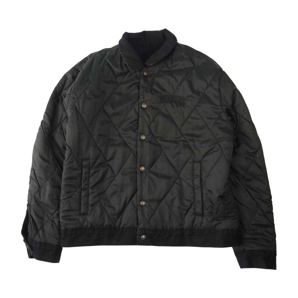Quilted Reversible Trucker Jacket 黒 LSupreme®Levi