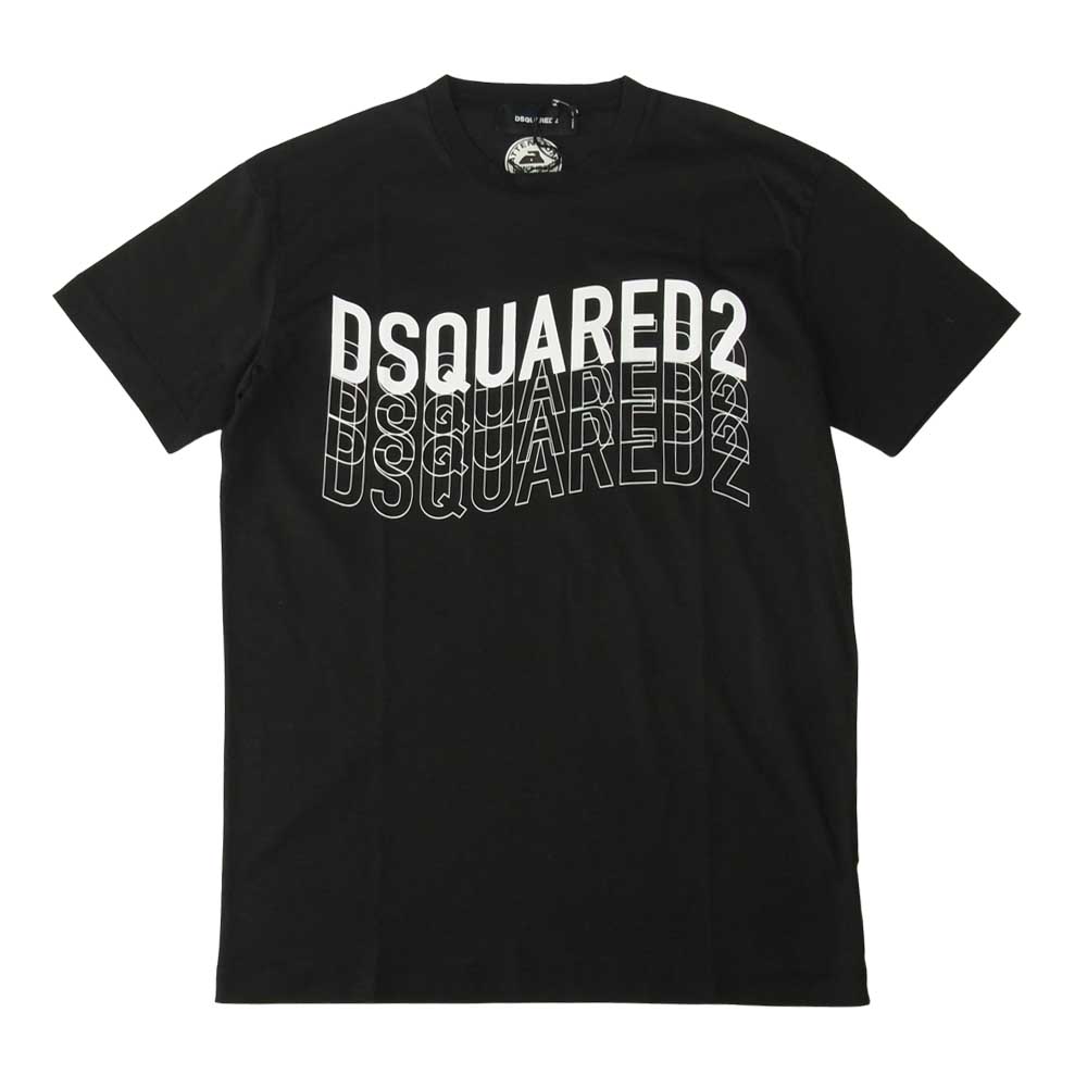 DSQUARED2 ディースクエアード Ｔシャツ S74GD0829 ロゴ クルーネック