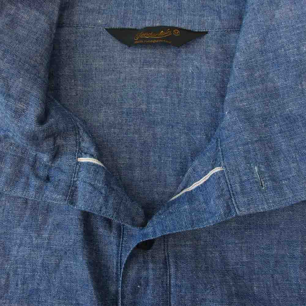 TENDERLOIN テンダーロイン 長袖シャツ HIGH NECK CHAMBRAY SHT