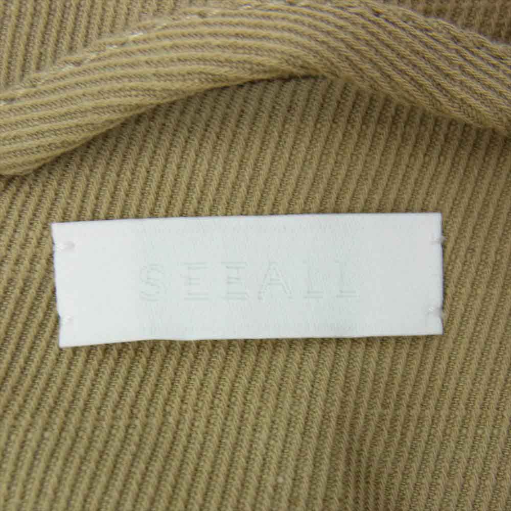 シーオール SEEALL ジャケット 20SS SAM03 CT181 OVERSIZED DUSTER