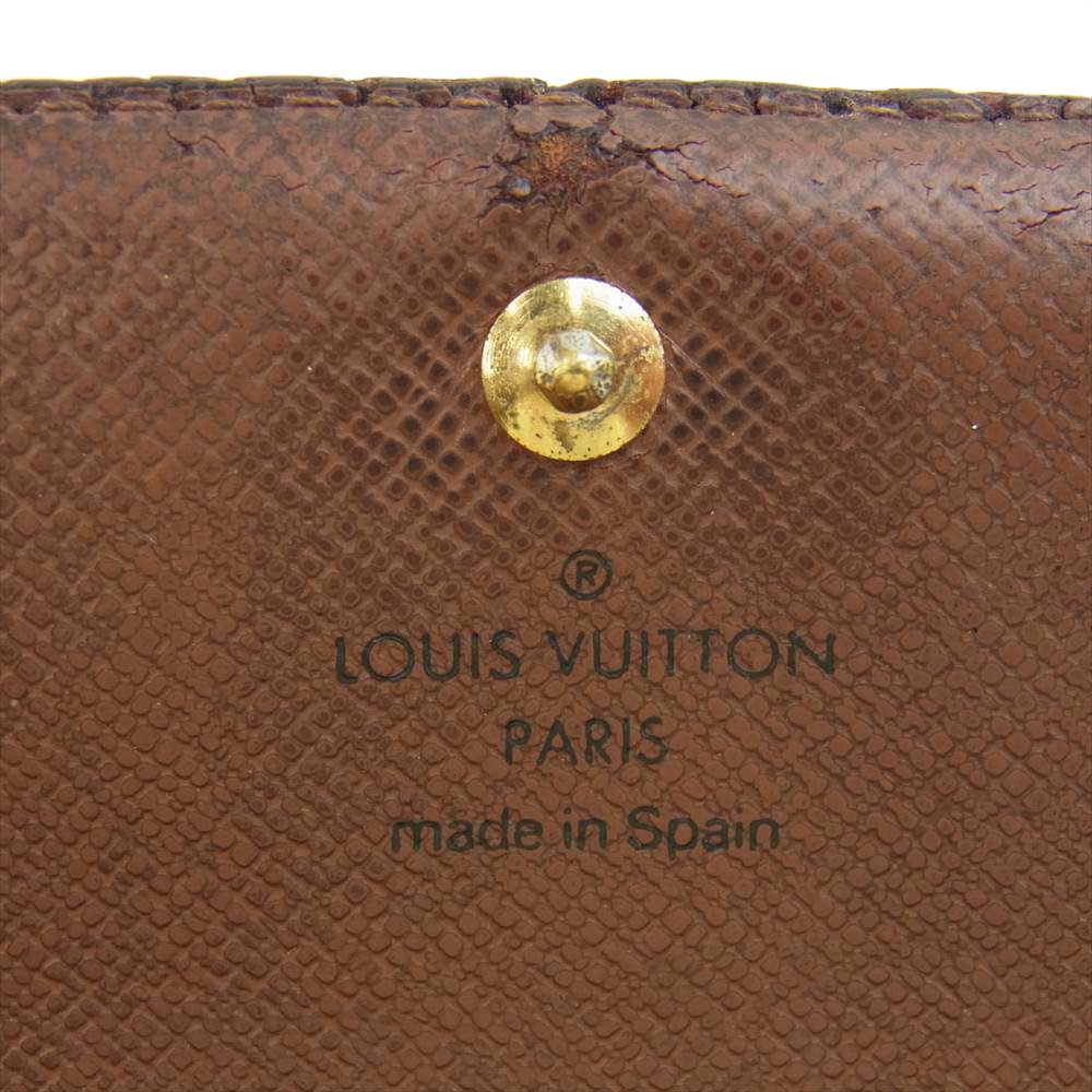 LOUIS VUITTON ルイ・ヴィトン 財布 M61736 モノグラム ポルトフォイユ