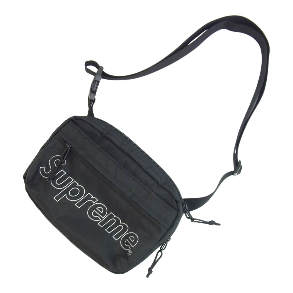 大得価人気SALE Supreme - supreme 18aw shoulder bag 黒の通販 by