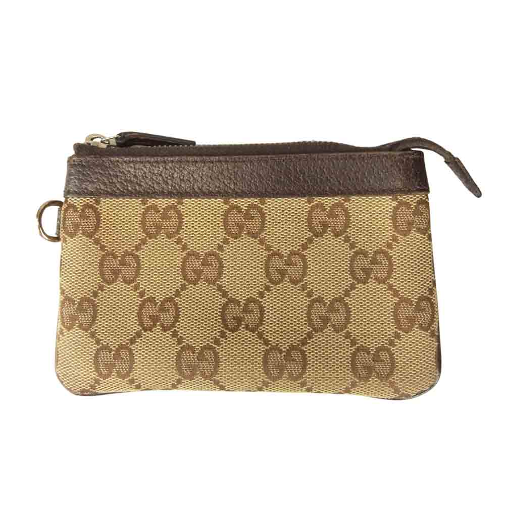 GUCCI グッチ コインケース 146570 1502 GG シマ レザー コインケース