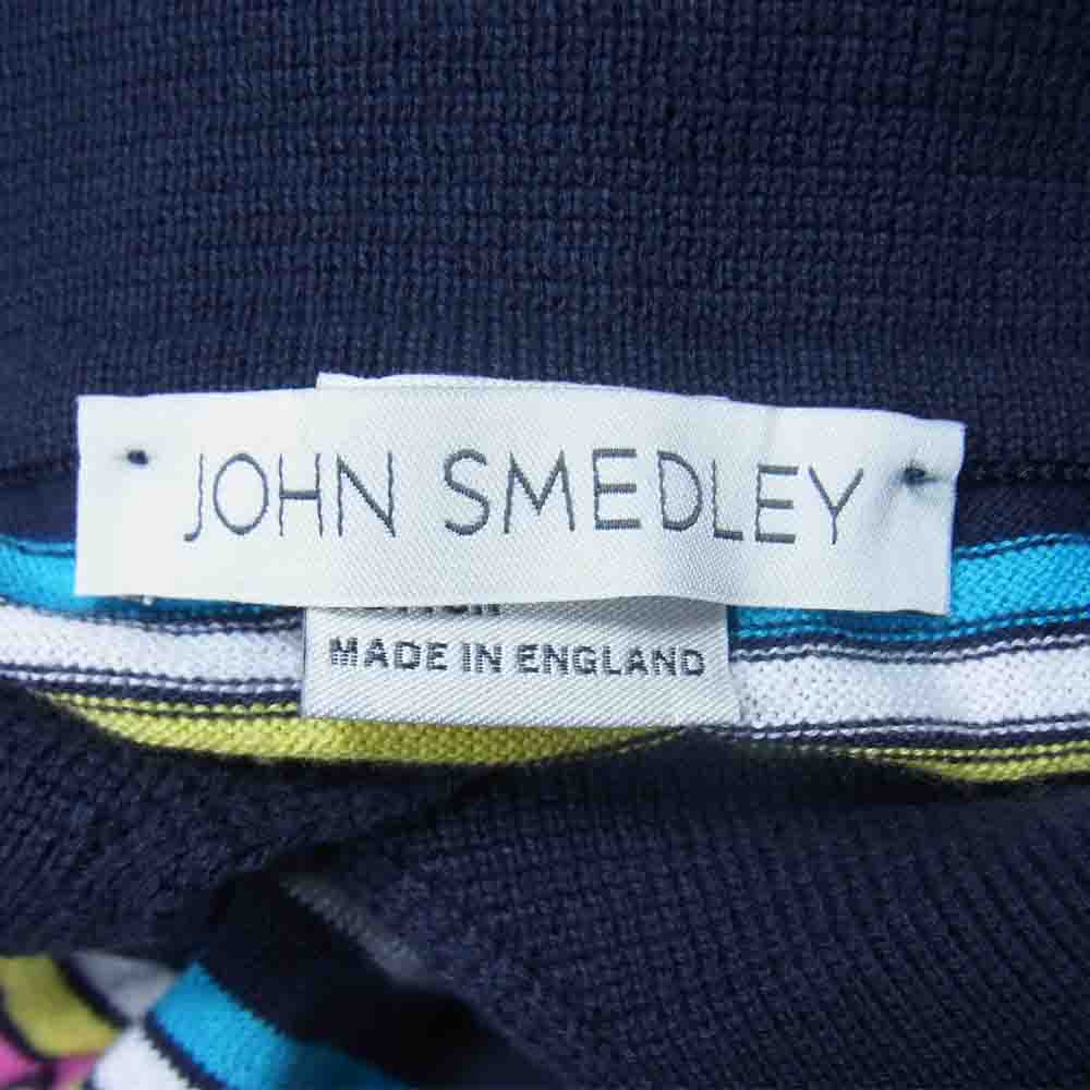 JOHN SMEDLEY ジョンスメドレー ニット 英国製 ボーダー ニット