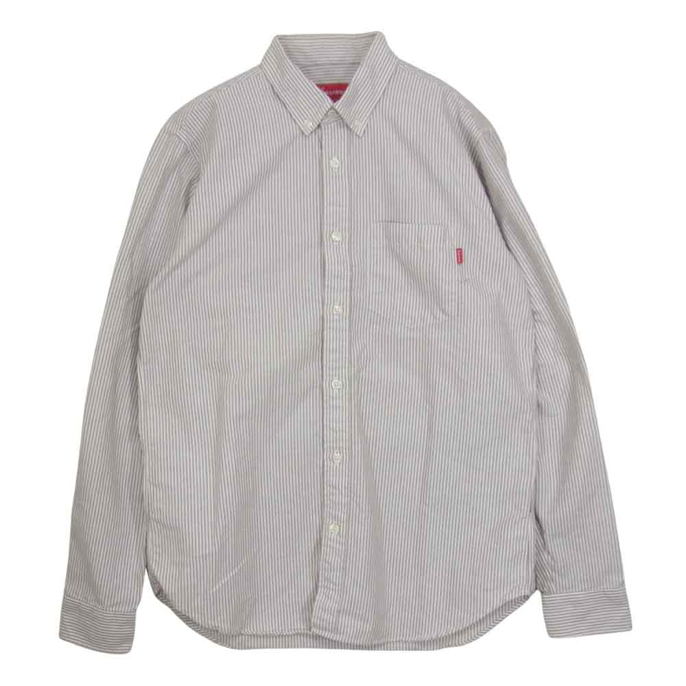 Supreme シュプリーム 長袖シャツ Stripe BD Shirt ストライプ ボタン