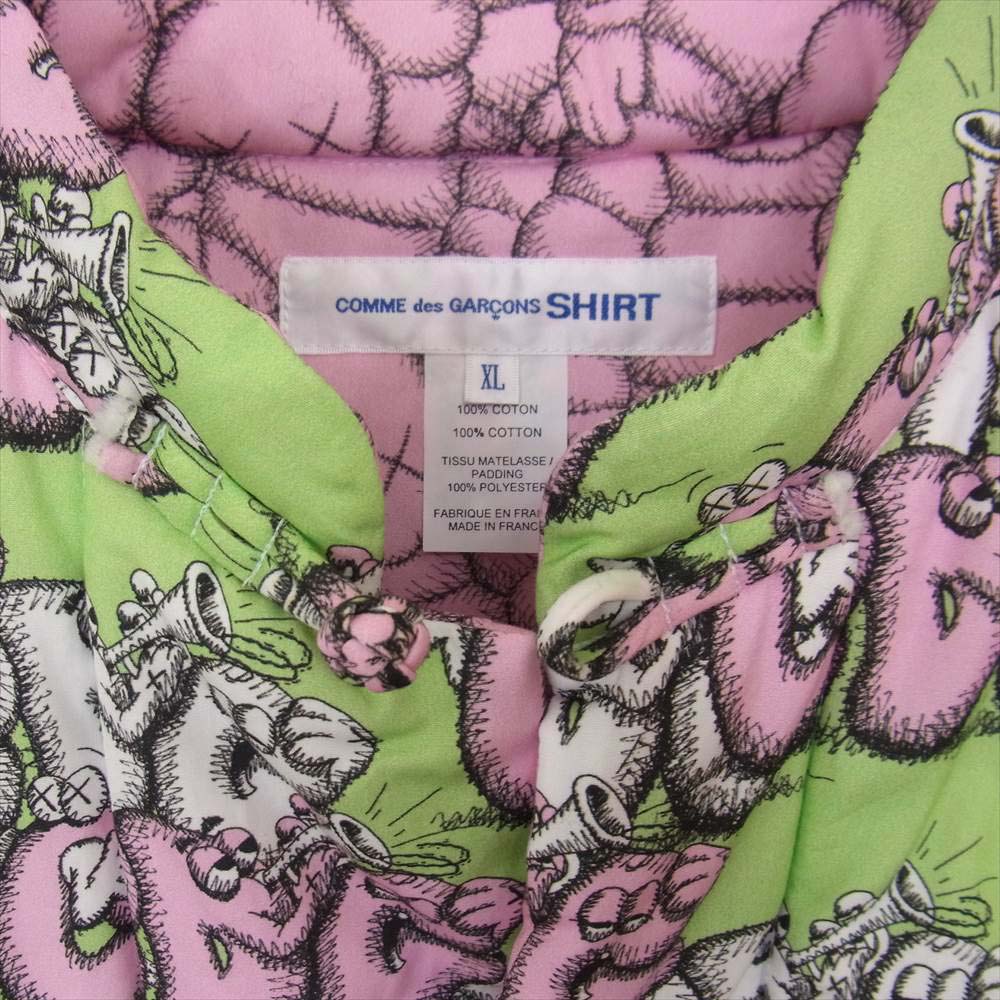 COMME DES GARCONS SHIRT × KAWS 中綿ベスト | nate-hospital.com