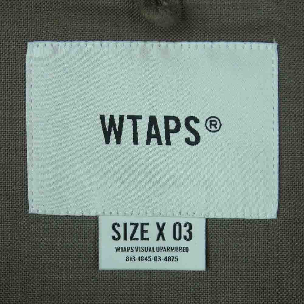 WTAPS ダブルタップス 長袖シャツ 21AW 212TQDT-SHM01 BD 01 LS ボタン