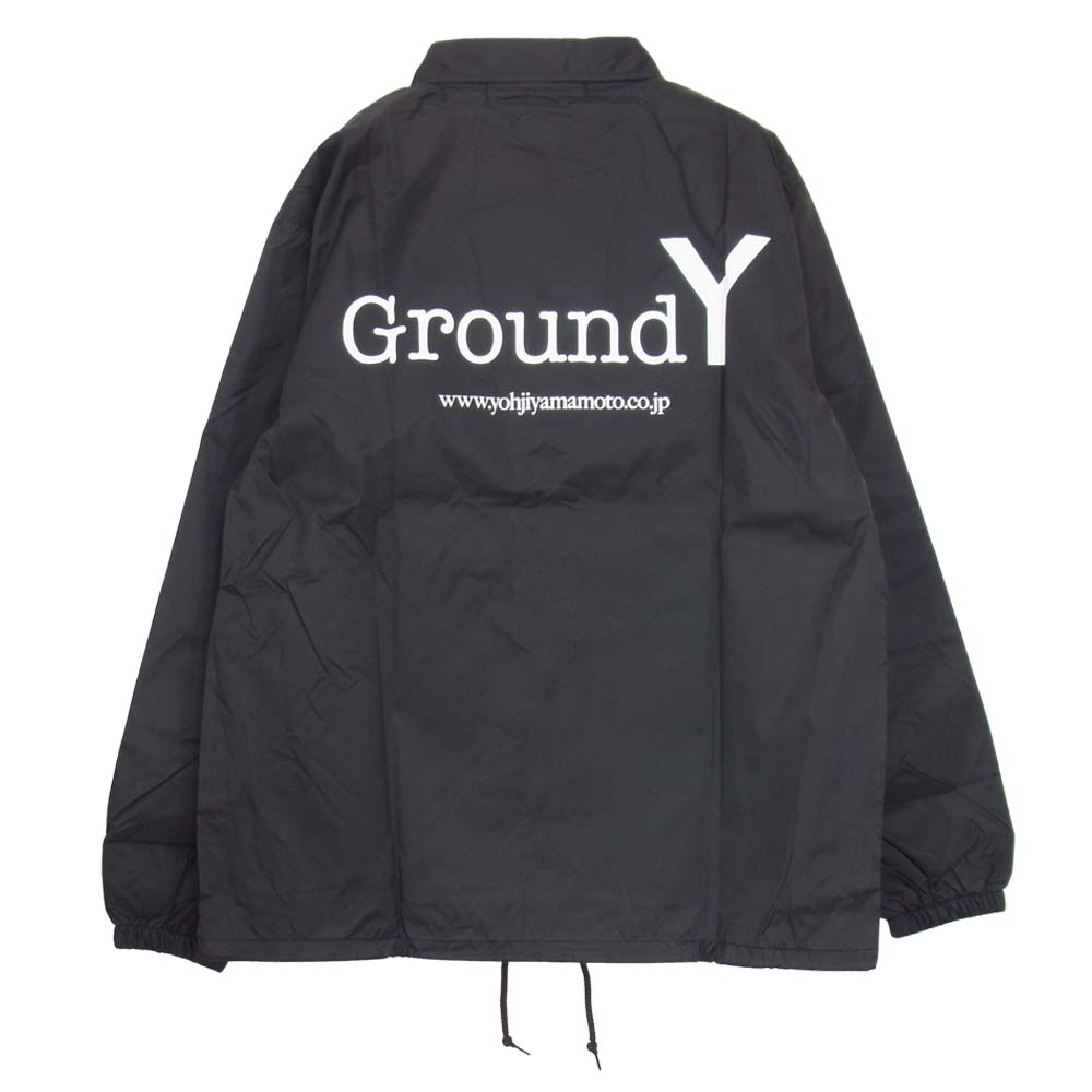 Yohji Yamamoto ヨウジヤマモト ジャケット GroundY GA-J53-600 Logo print coach jacket