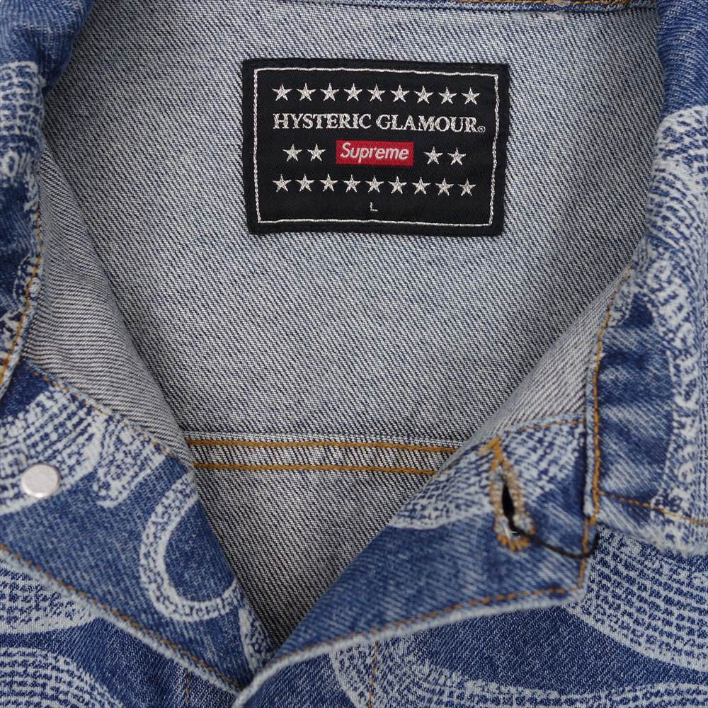 Supreme シュプリーム デニムジャケット 21SS × HYSTERIC GLAMOUR