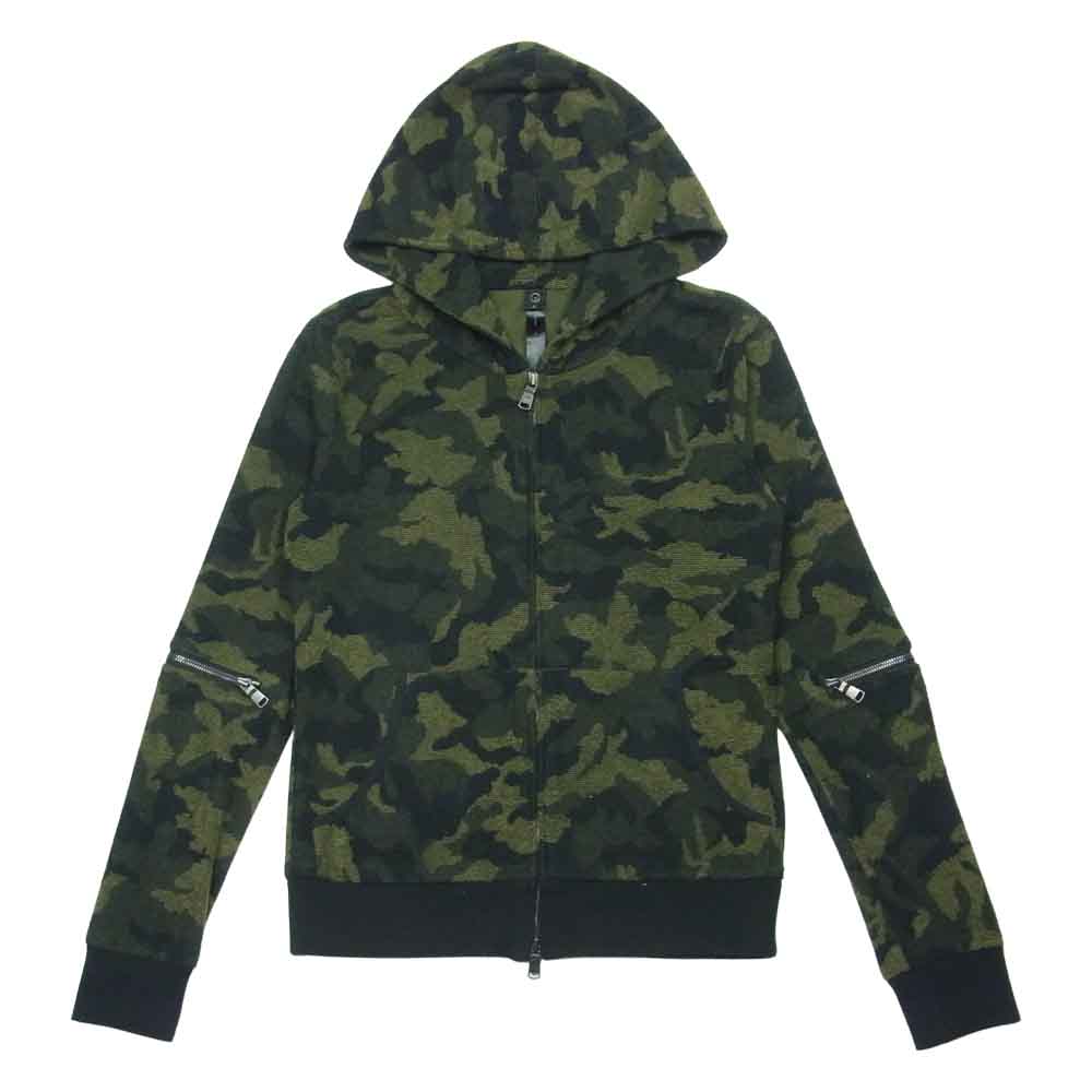 wjk ダブルジェイケイ パーカー 2821 jd10b camo jacquard parka